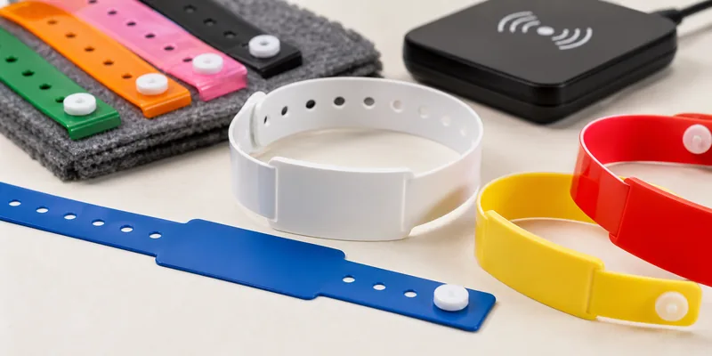 RFID PVC wristband sample comparison