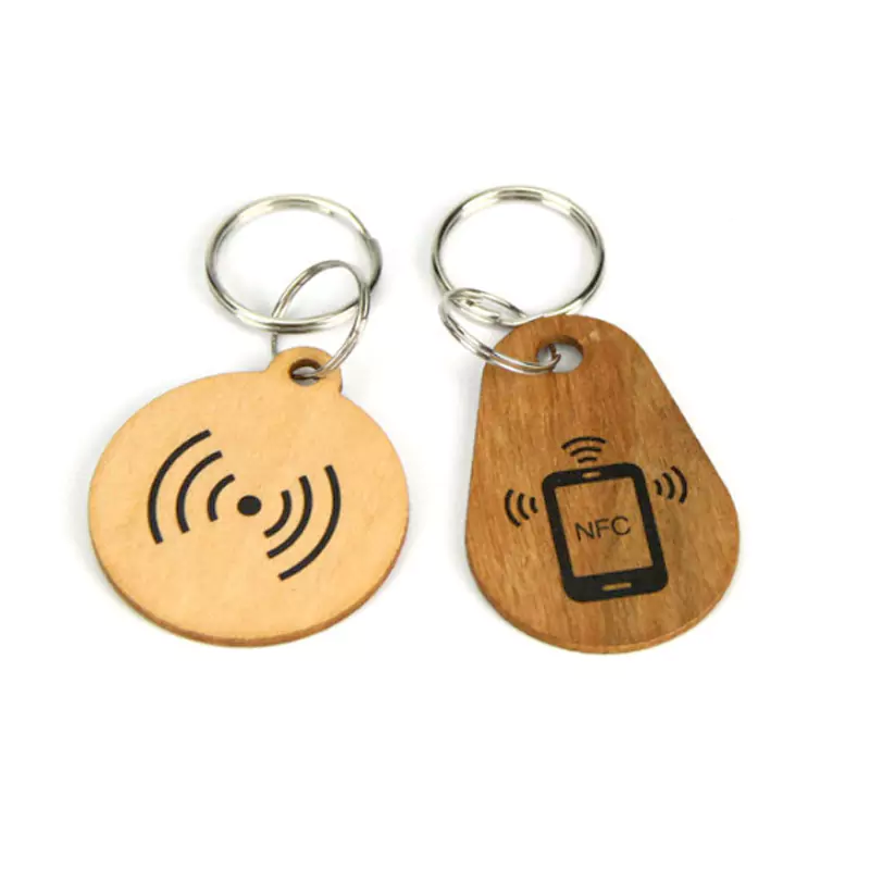 benutzerdefinierter Holz-RFID-Schlüsselanhänger